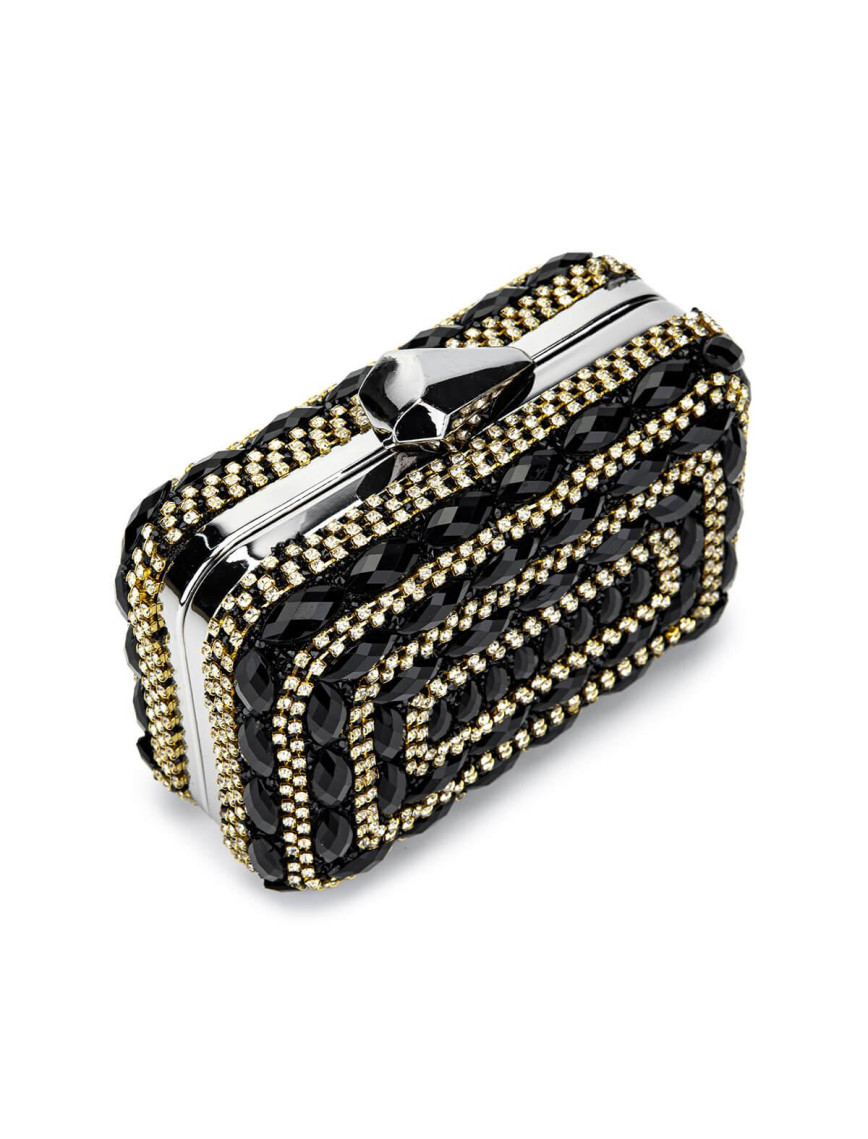 Tamer Tanca Kadın Vegan Siyah Abiye Çanta