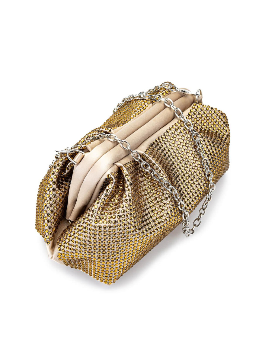 Tamer Tanca Kadın Vegan Sarı Abiye Çanta