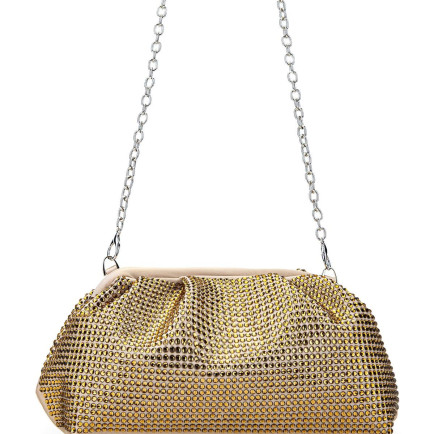 Tamer Tanca Kadın Vegan Sarı Abiye Çanta