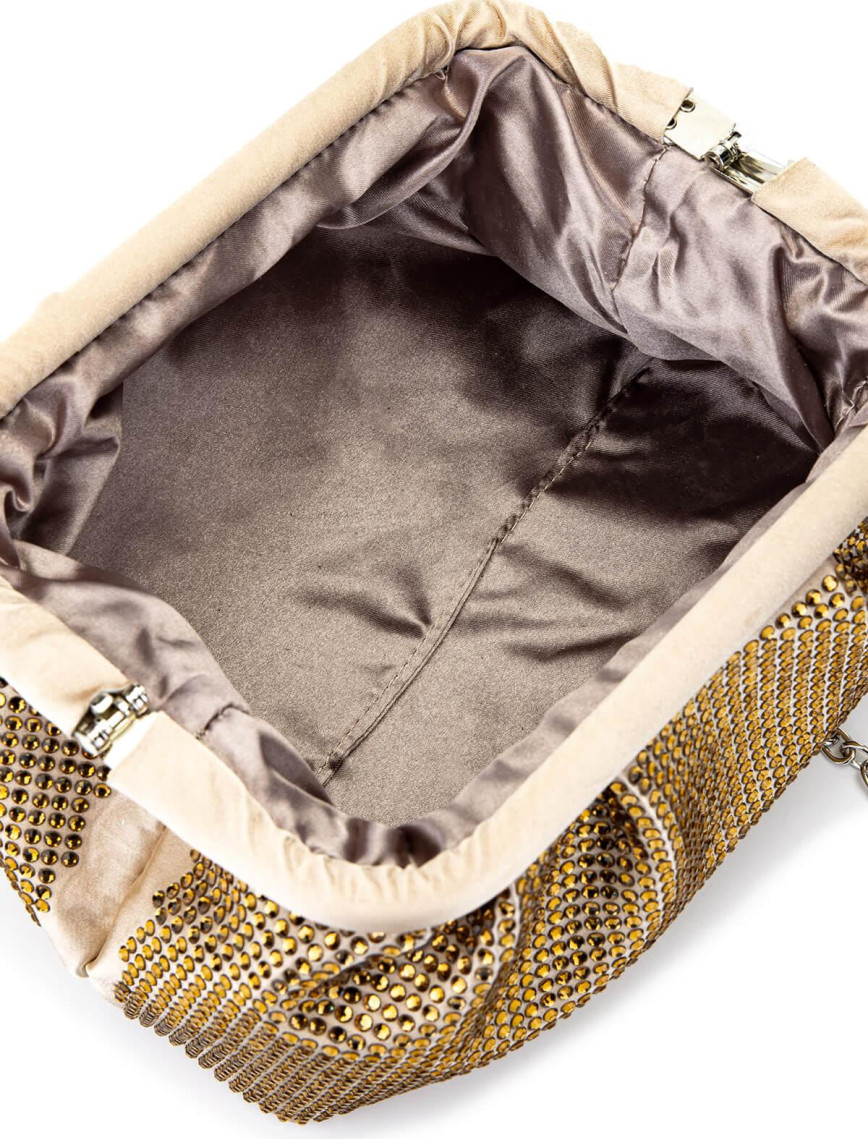 Tamer Tanca Kadın Vegan Sarı Abiye Çanta