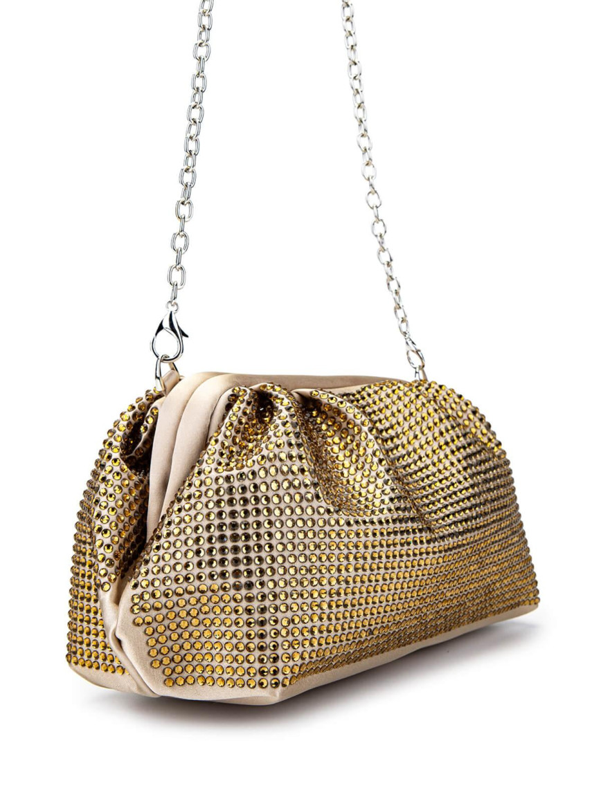 Tamer Tanca Kadın Vegan Sarı Abiye Çanta