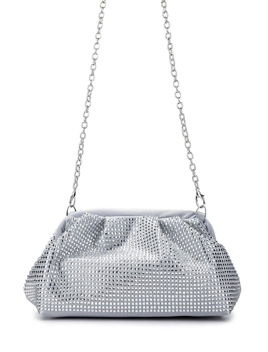 Tamer Tanca Kadın Vegan Gri Abiye Çanta