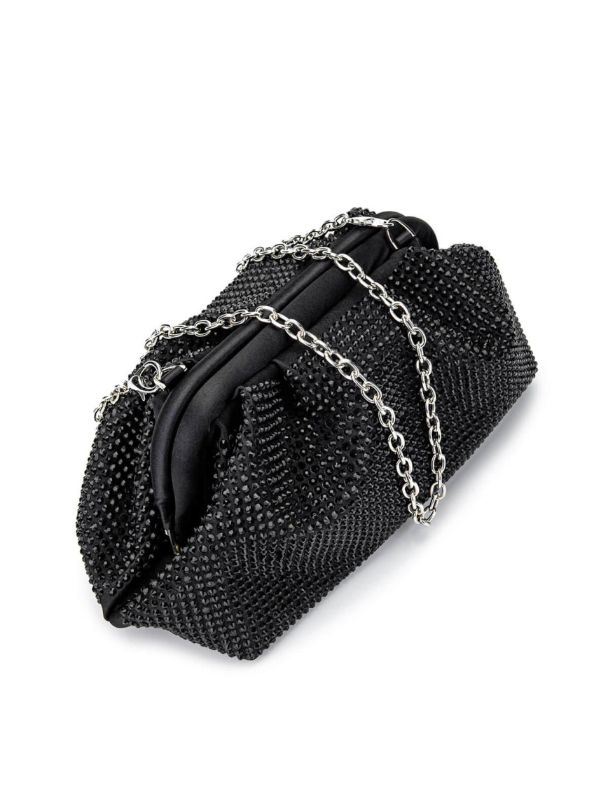 Tamer Tanca Kadın Vegan Siyah Abiye Çanta