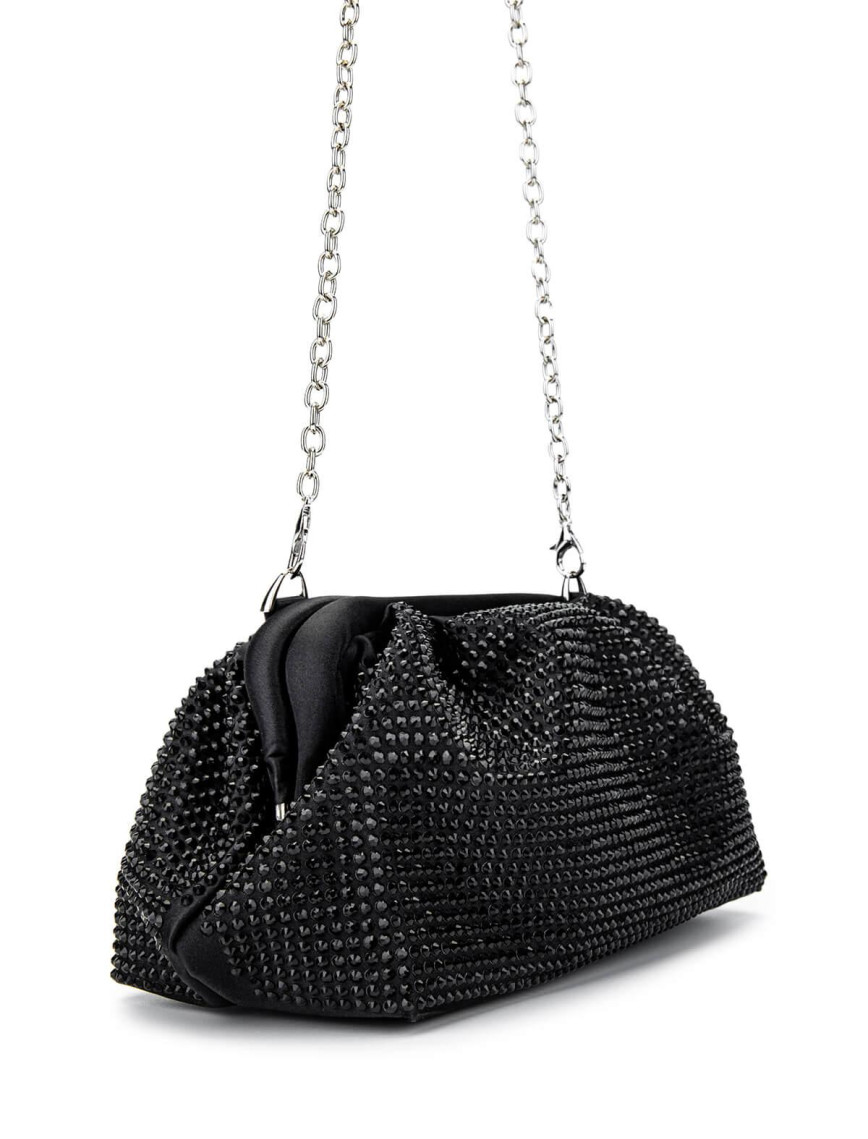 Tamer Tanca Kadın Vegan Siyah Abiye Çanta