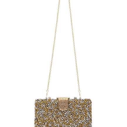 Tamer Tanca Kadın Vegan Altın Abiye Çanta