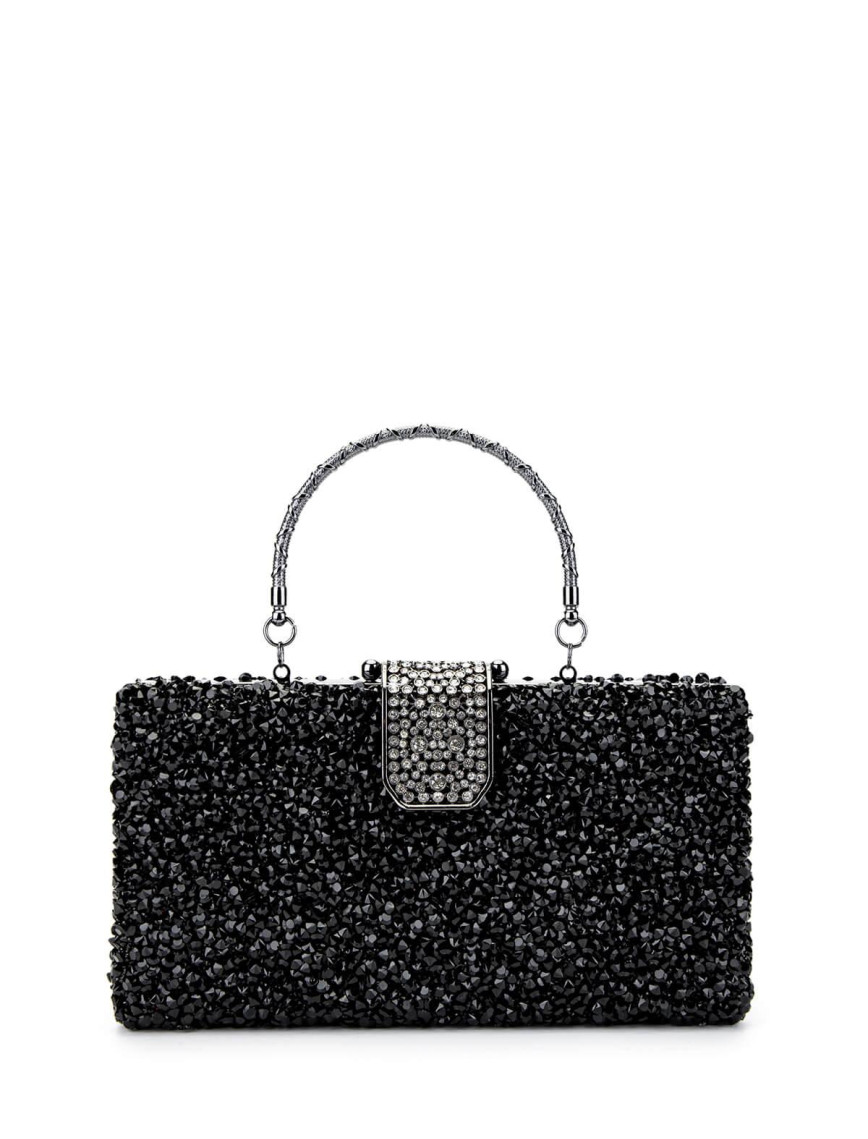 Tamer Tanca Kadın Vegan Siyah Abiye Çanta Tamer Tanca Kadın Vegan Siyah Abiye Çanta