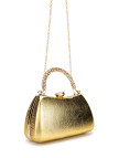 Tamer Tanca Kadın Vegan Altın Abiye Çanta Tamer Tanca Kadın Vegan Altın Abiye Çanta