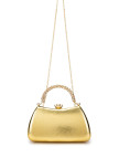 Tamer Tanca Kadın Vegan Altın Abiye Çanta Tamer Tanca Kadın Vegan Altın Abiye Çanta