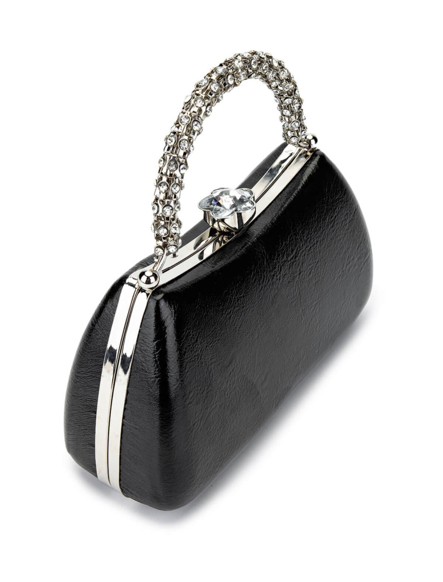 Tamer Tanca Kadın Vegan Siyah Abiye Çanta Tamer Tanca Kadın Vegan Siyah Abiye Çanta