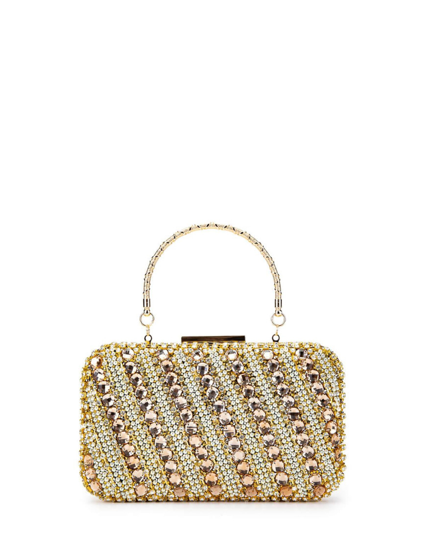 Tamer Tanca Kadın Vegan Gold Abiye Çanta