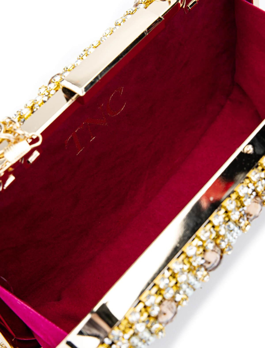 Tamer Tanca Kadın Vegan Gold Abiye Çanta