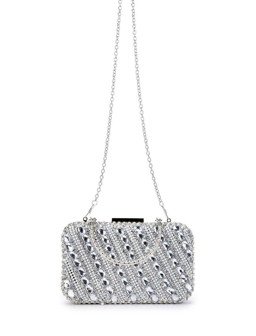 Tamer Tanca Kadın Vegan Gri Abiye Çanta Tamer Tanca Kadın Vegan Gri Abiye Çanta