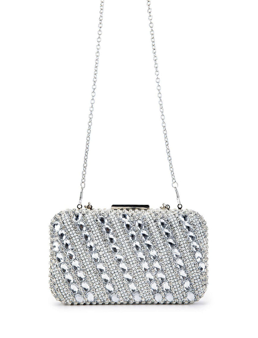 Tamer Tanca Kadın Vegan Gri Abiye Çanta Tamer Tanca Kadın Vegan Gri Abiye Çanta