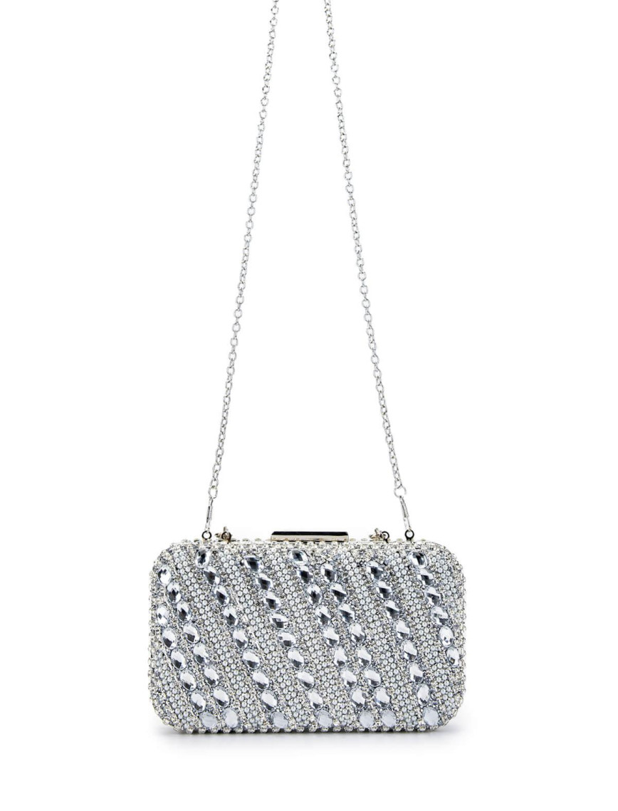 Tamer Tanca Kadın Vegan Gri Abiye Çanta Tamer Tanca Kadın Vegan Gri Abiye Çanta