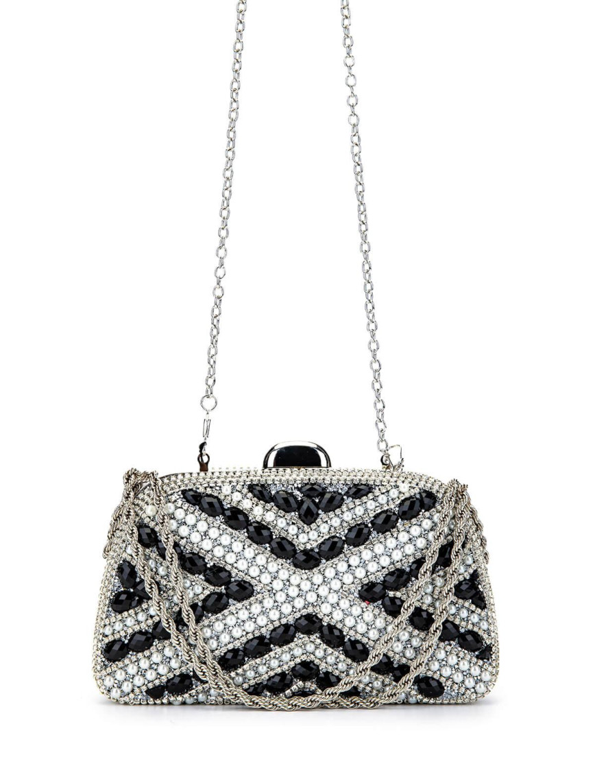 Tamer Tanca Kadın Vegan Siyah Abiye Çanta Tamer Tanca Kadın Vegan Siyah Abiye Çanta