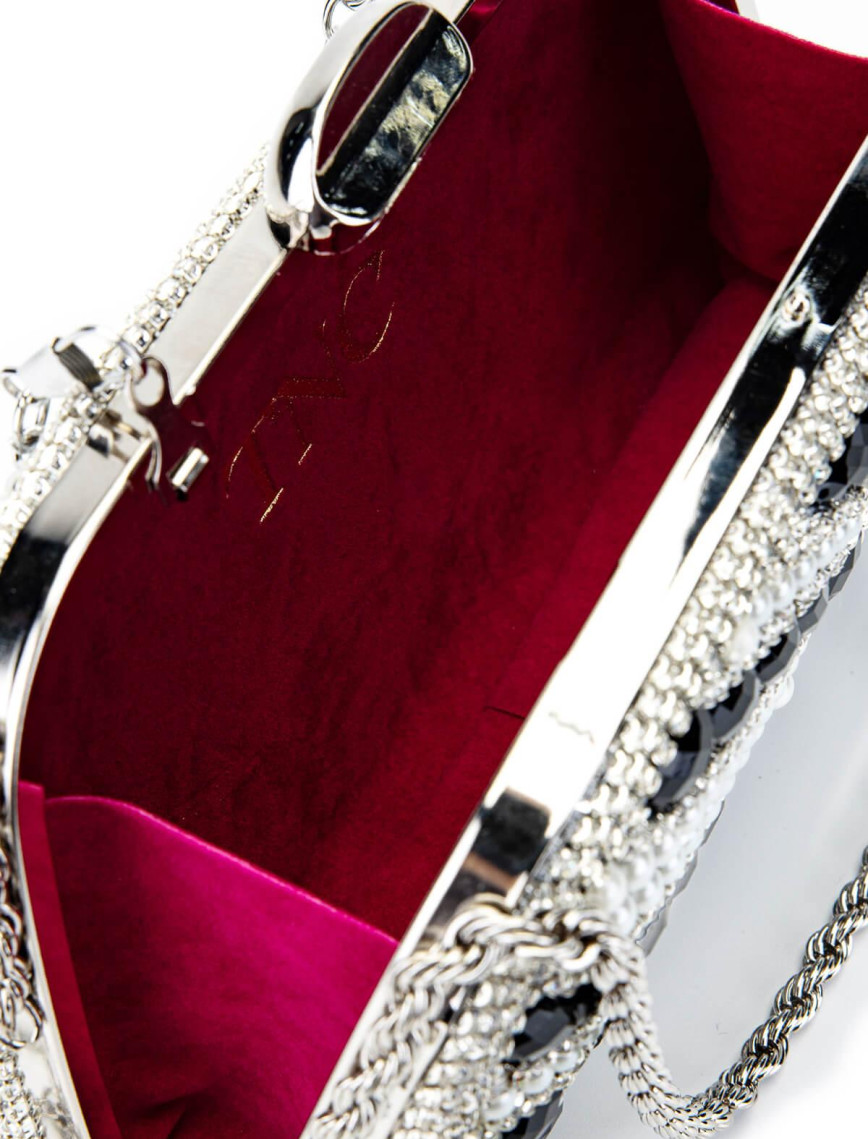 Tamer Tanca Kadın Vegan Siyah Abiye Çanta Tamer Tanca Kadın Vegan Siyah Abiye Çanta