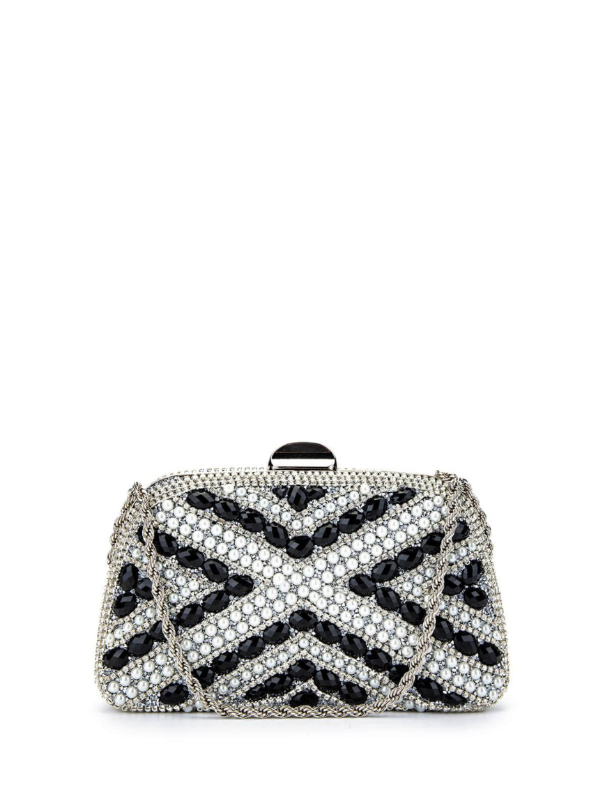 Tamer Tanca Kadın Vegan Siyah Abiye Çanta Tamer Tanca Kadın Vegan Siyah Abiye Çanta