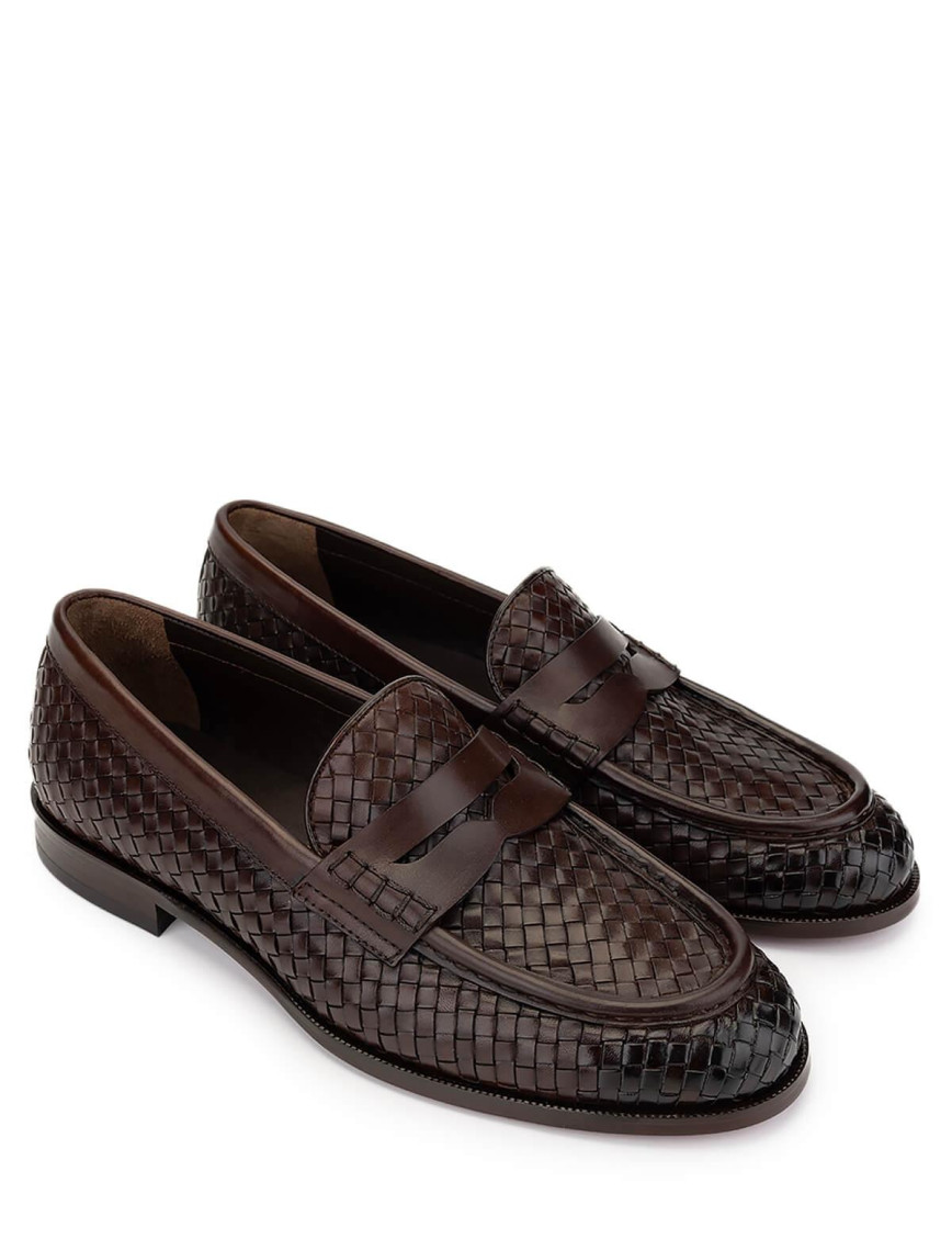 Tamer Tanca Erkek Hakiki Deri Kahverengi Loafer Ayakkabı Tamer Tanca Erkek Hakiki Deri Kahverengi Loafer Ayakkabı