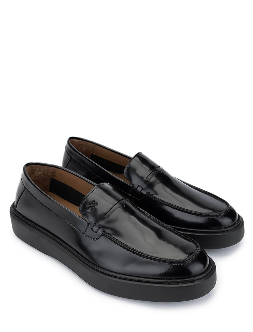 Tamer Tanca Erkek Hakiki Deri Siyah Açma Loafer Ayakkabı Tamer Tanca Erkek Hakiki Deri Siyah Açma Loafer Ayakkabı