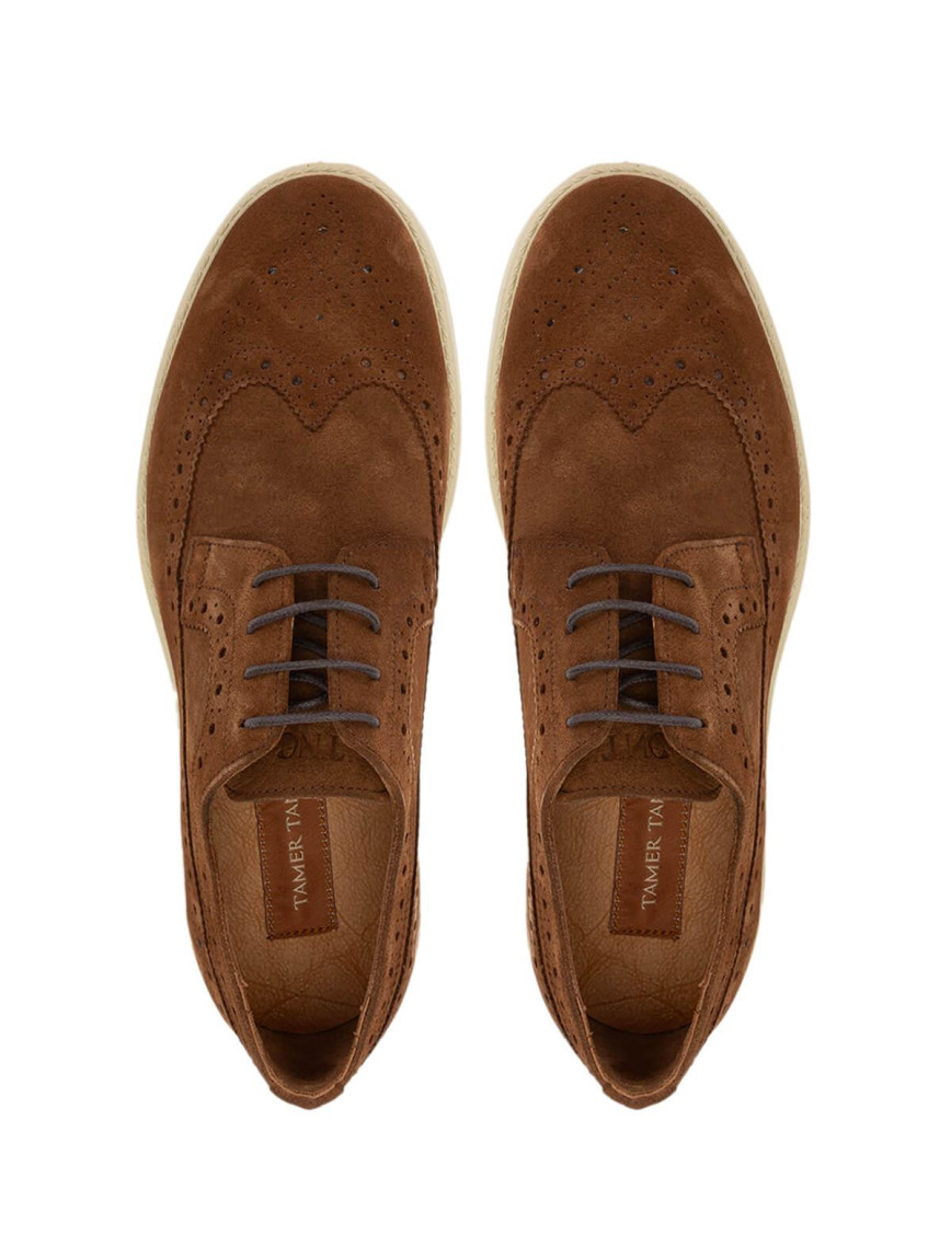 Tamer Tanca Erkek Hakiki Deri Kahverengi Casual Ayakkabı Tamer Tanca Erkek Hakiki Deri Kahverengi Casual Ayakkabı