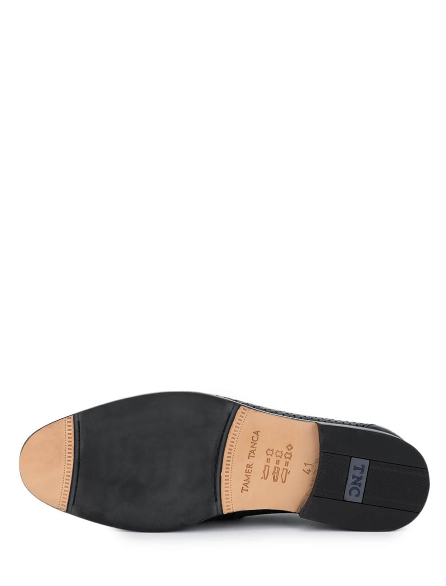 Tamer Tanca Erkek Hakiki Deri Siyah Klasik Ayakkabı Tamer Tanca Erkek Hakiki Deri Siyah Klasik Ayakkabı