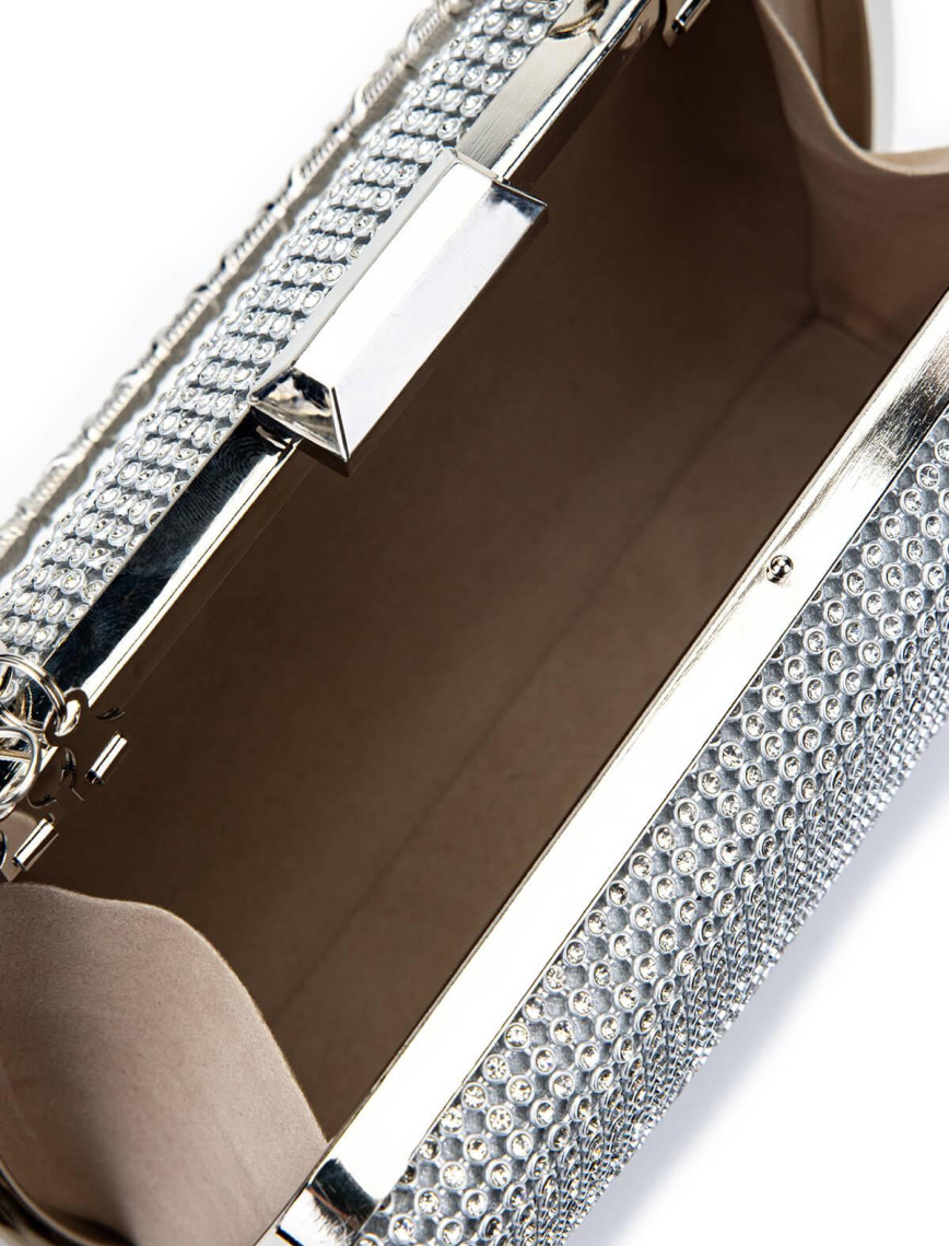 Tamer Tanca Kadın Vegan Gri Abiye Çanta Tamer Tanca Kadın Vegan Gri Abiye Çanta