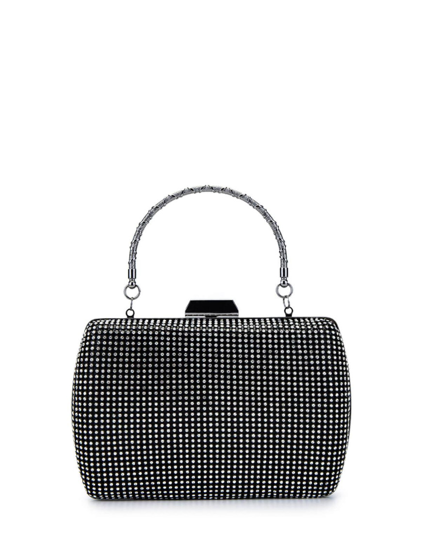 Tamer Tanca Kadın Vegan Siyah Abiye Çanta Tamer Tanca Kadın Vegan Siyah Abiye Çanta