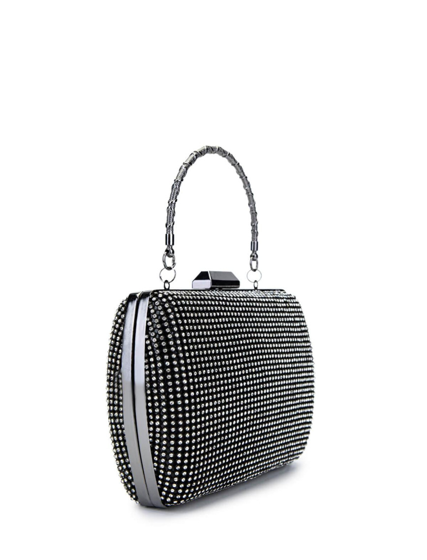 Tamer Tanca Kadın Vegan Siyah Abiye Çanta Tamer Tanca Kadın Vegan Siyah Abiye Çanta