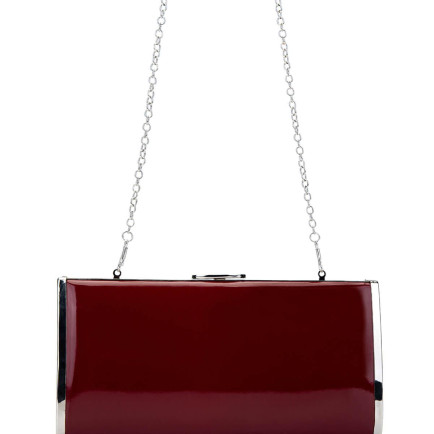 Tamer Tanca Kadın Vegan Bordo Rugan Abiye Çanta