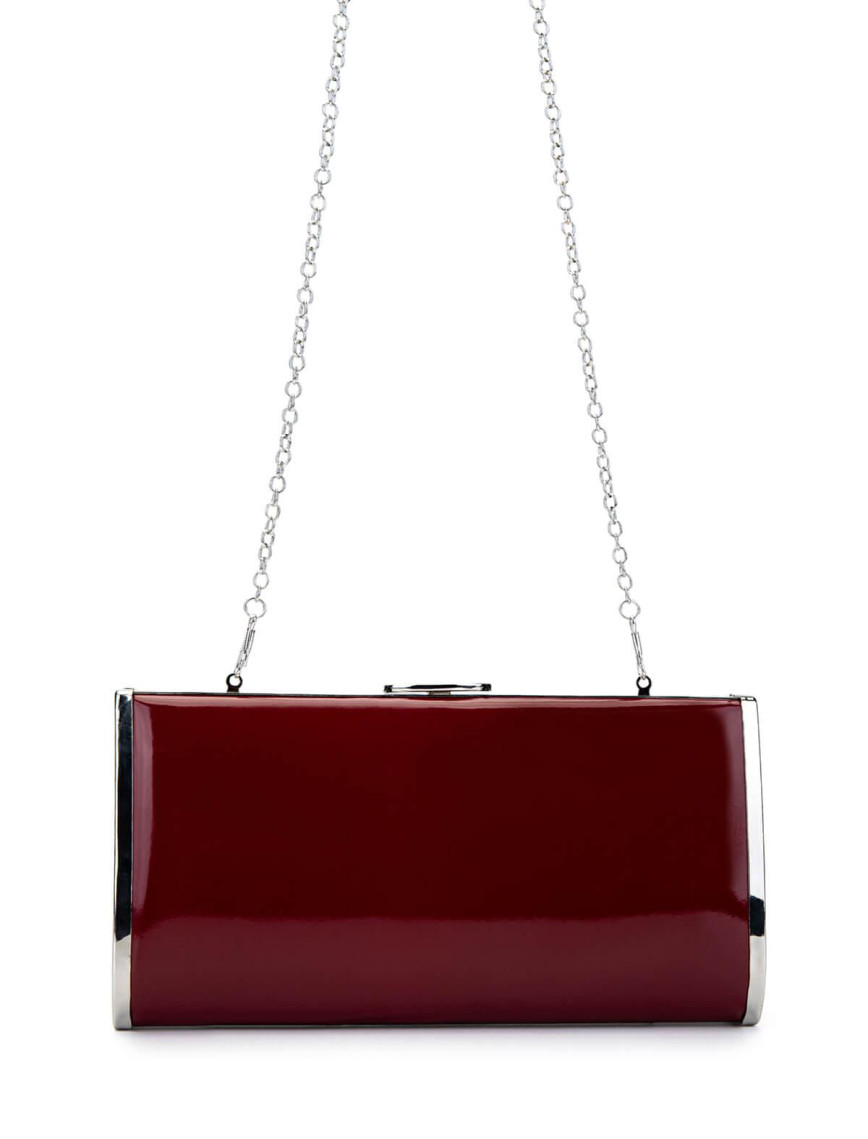 Tamer Tanca Kadın Vegan Bordo Rugan Abiye Çanta