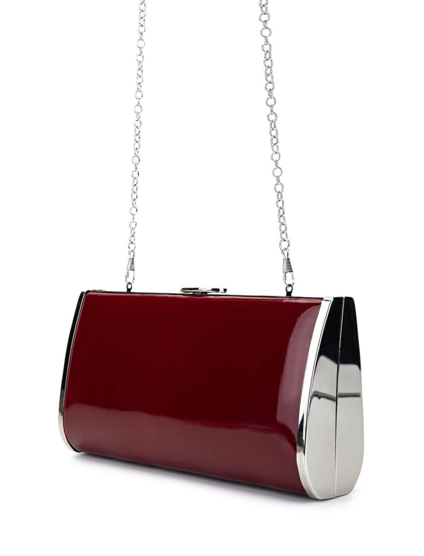 Tamer Tanca Kadın Vegan Bordo Rugan Abiye Çanta