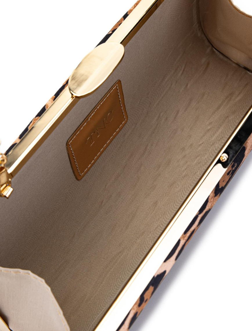 Tamer Tanca Kadın Vegan Leopar Abiye Çanta Tamer Tanca Kadın Vegan Leopar Abiye Çanta