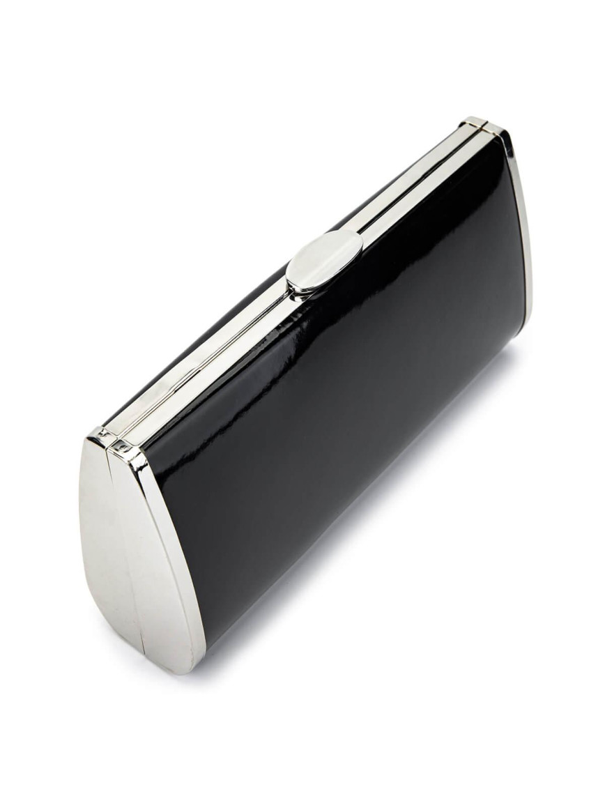 Tamer Tanca Kadın Vegan Siyah Rugan Abiye Çanta Tamer Tanca Kadın Vegan Siyah Rugan Abiye Çanta