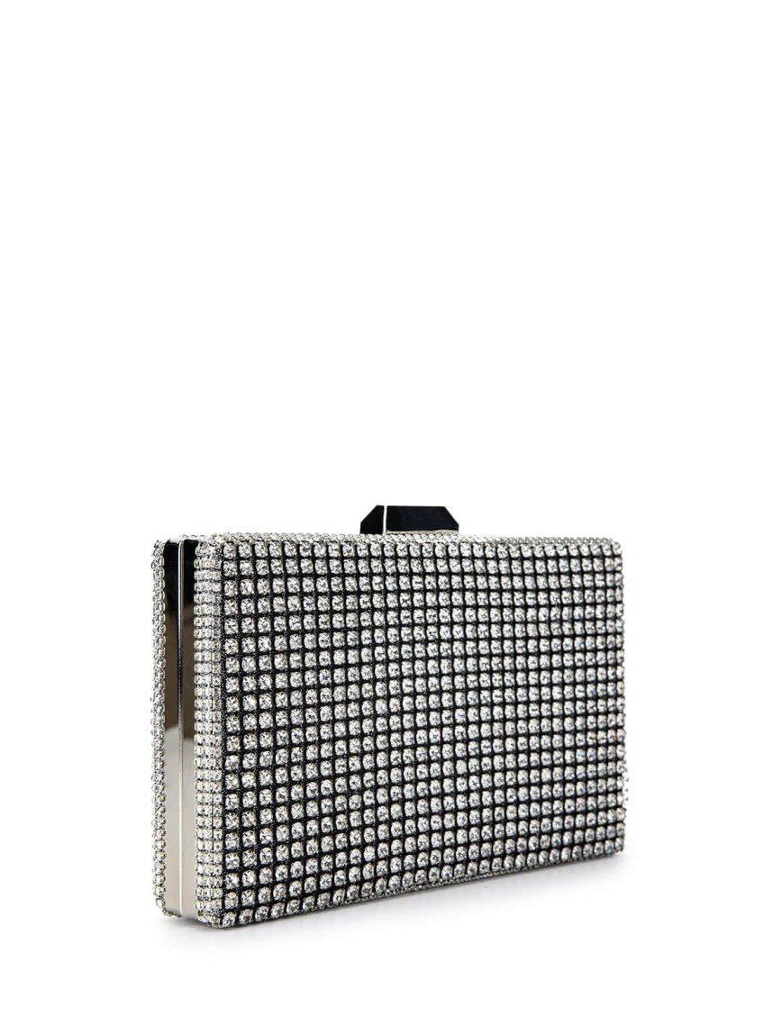 Tamer Tanca Kadın Vegan Gri Abiye Çanta Tamer Tanca Kadın Vegan Gri Abiye Çanta