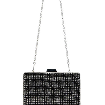 Tamer Tanca Kadın Vegan Siyah Abiye Çanta