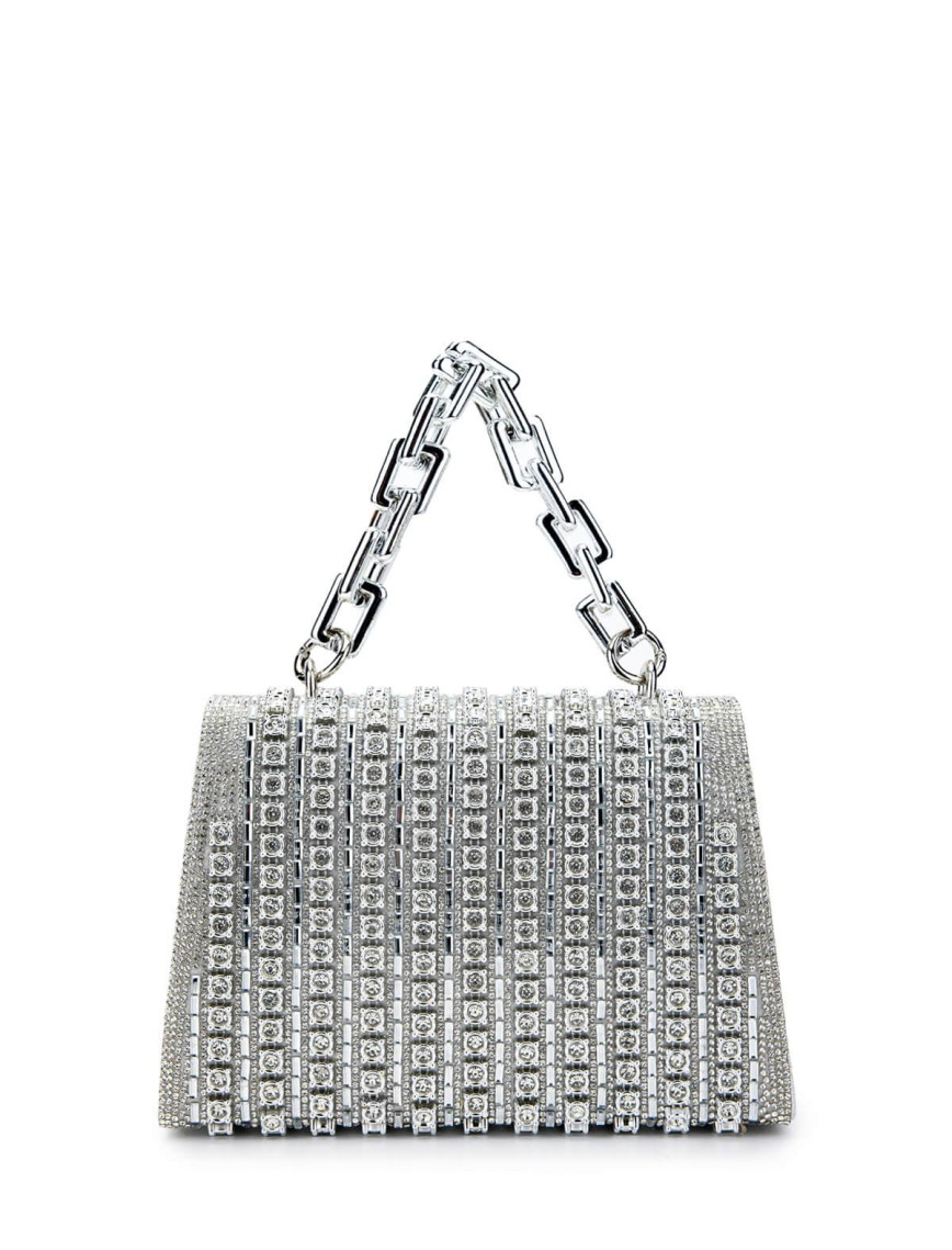 Tamer Tanca Kadın Vegan Gri Abiye Çanta Tamer Tanca Kadın Vegan Gri Abiye Çanta