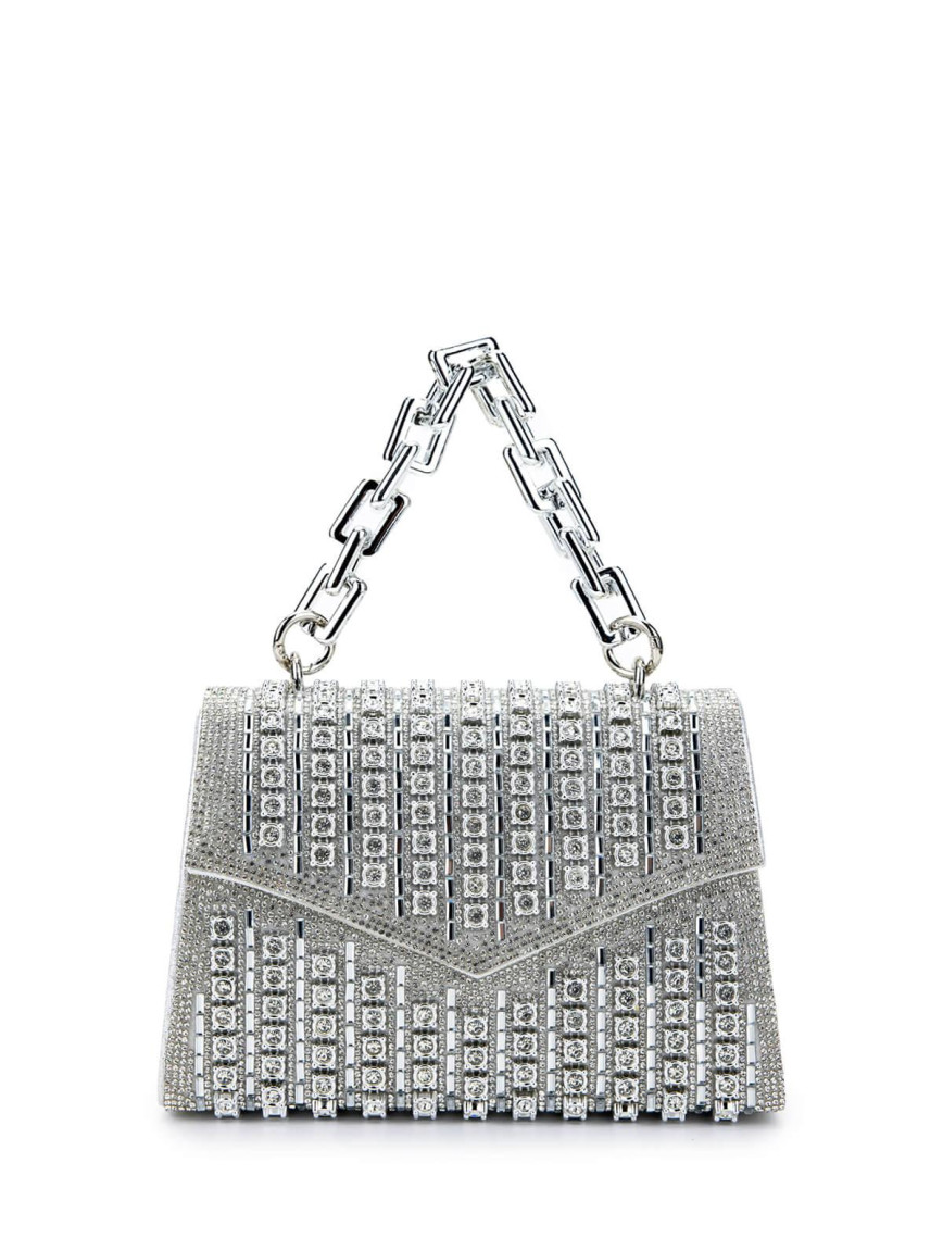 Tamer Tanca Kadın Vegan Gri Abiye Çanta Tamer Tanca Kadın Vegan Gri Abiye Çanta