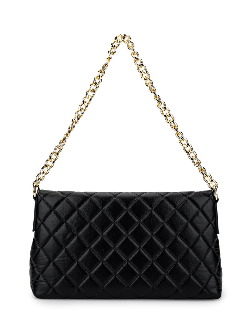 Tamer Tanca Kadın Vegan Siyah Omuz Çanta Tamer Tanca Kadın Vegan Siyah Omuz Çanta