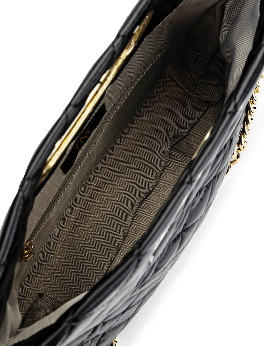 Tamer Tanca Kadın Vegan Siyah Omuz Çanta Tamer Tanca Kadın Vegan Siyah Omuz Çanta