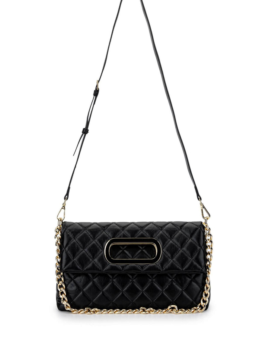 Tamer Tanca Kadın Vegan Siyah Omuz Çanta Tamer Tanca Kadın Vegan Siyah Omuz Çanta