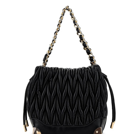 Tamer Tanca Kadın Vegan Siyah Omuz Çanta