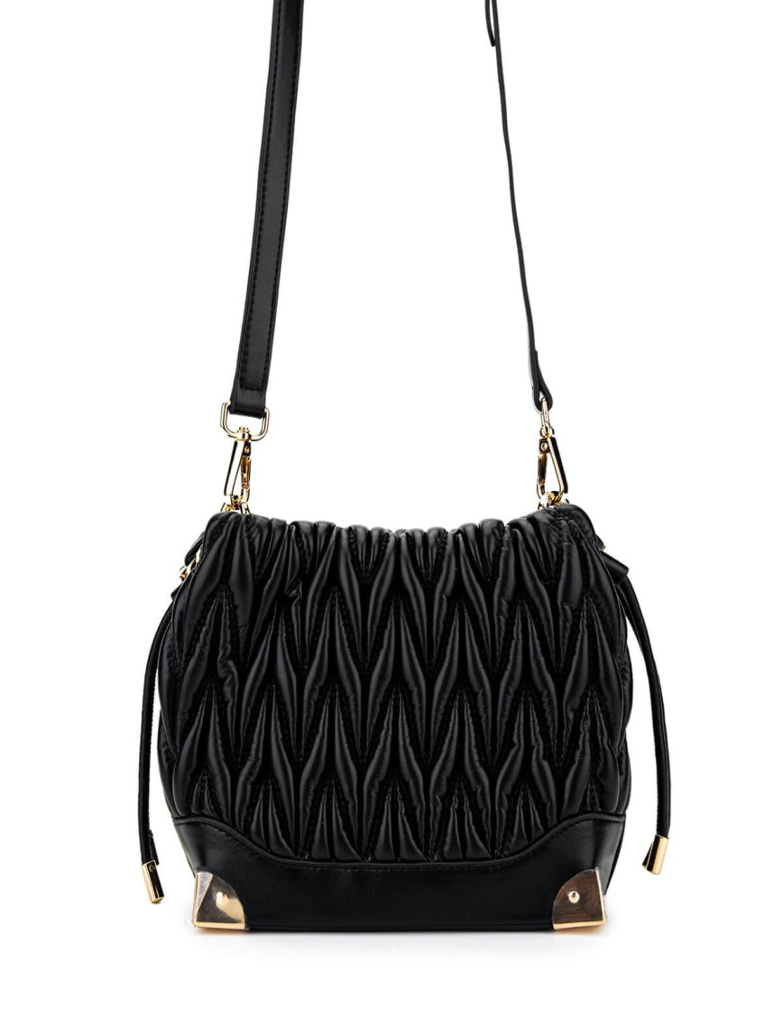 Tamer Tanca Kadın Vegan Siyah Omuz Çanta Tamer Tanca Kadın Vegan Siyah Omuz Çanta