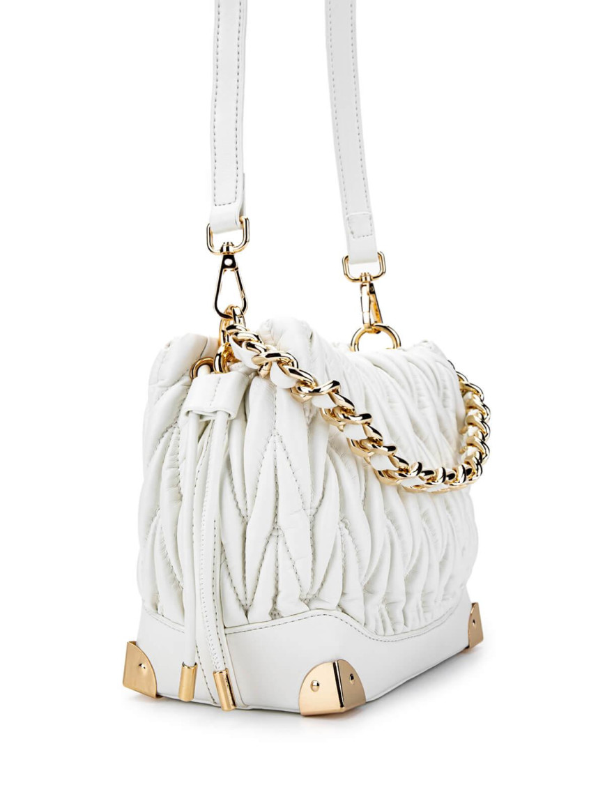 Tamer Tanca Kadın Vegan Beyaz Omuz Çanta Tamer Tanca Kadın Vegan Beyaz Omuz Çanta