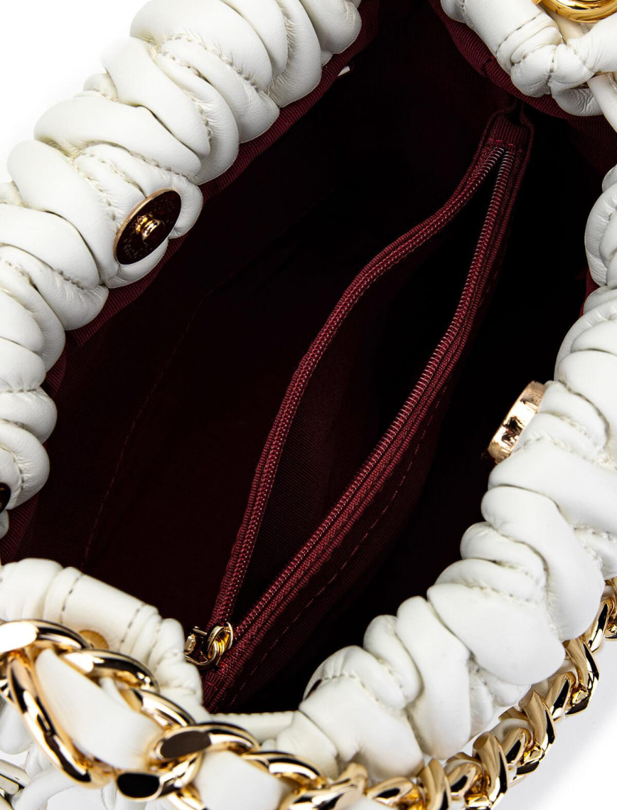 Tamer Tanca Kadın Vegan Beyaz Omuz Çanta Tamer Tanca Kadın Vegan Beyaz Omuz Çanta