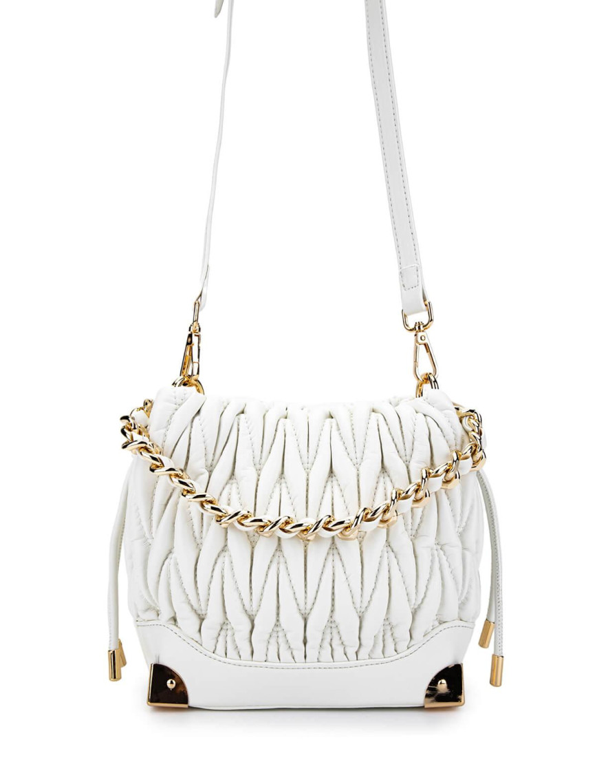 Tamer Tanca Kadın Vegan Beyaz Omuz Çanta Tamer Tanca Kadın Vegan Beyaz Omuz Çanta