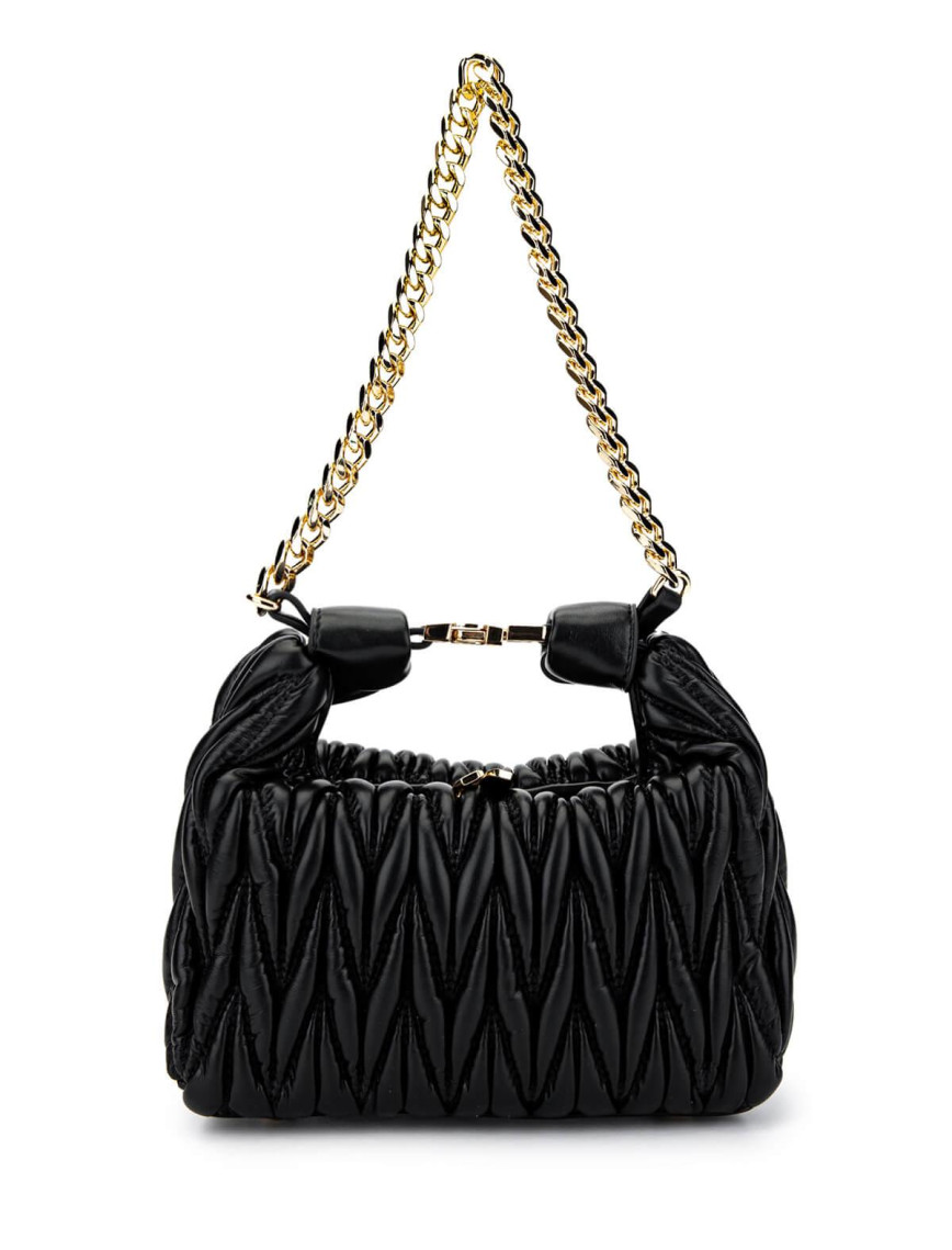 Tamer Tanca Kadın Vegan Siyah Omuz Çanta Tamer Tanca Kadın Vegan Siyah Omuz Çanta