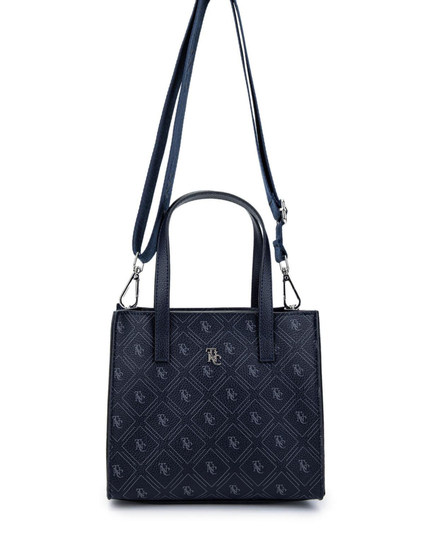 Tamer Tanca Kadın Vegan Lacivert Omuz Çanta