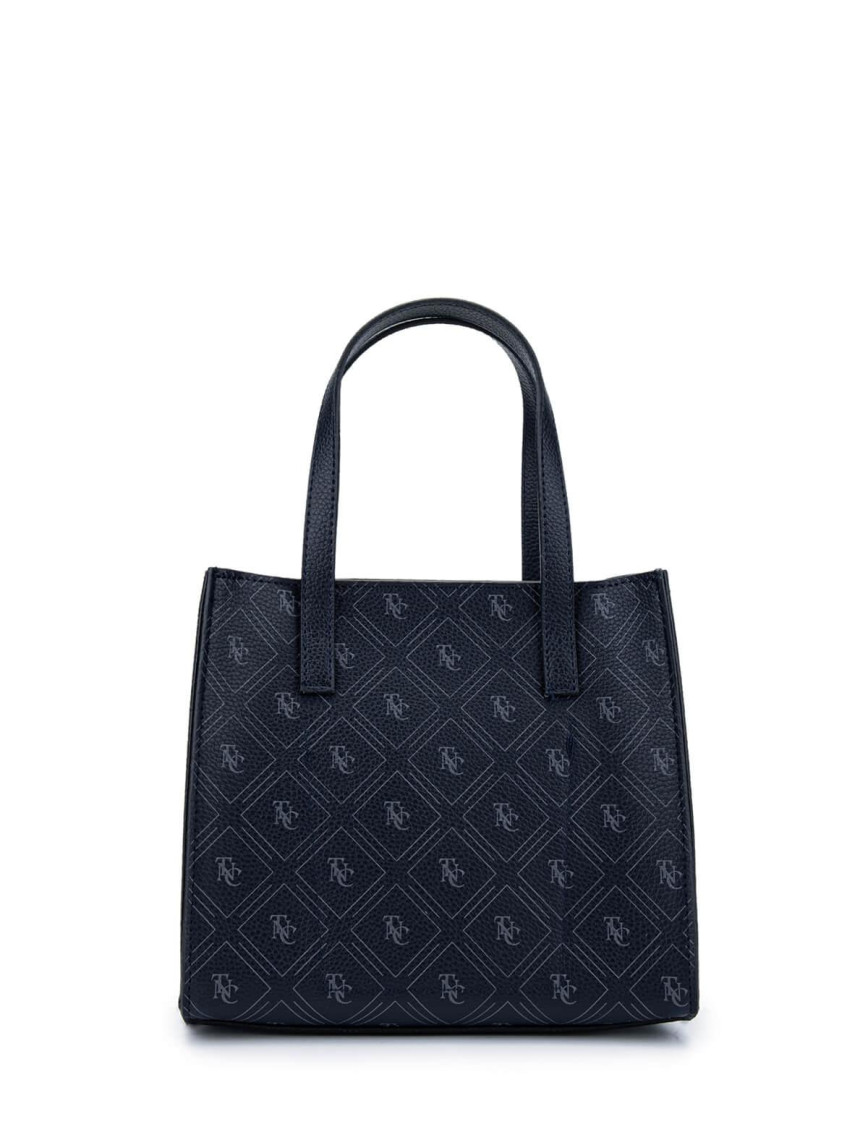 Tamer Tanca Kadın Vegan Lacivert Omuz Çanta