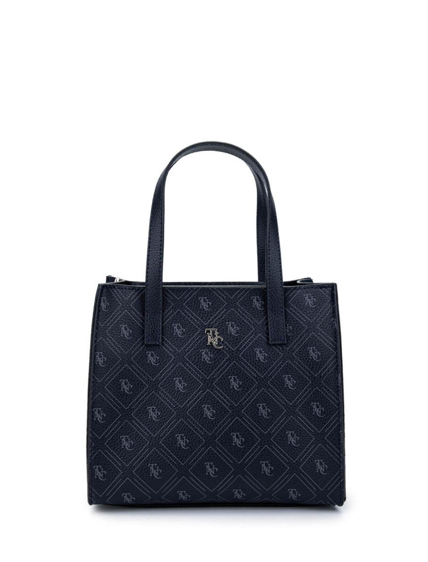 Tamer Tanca Kadın Vegan Lacivert Omuz Çanta