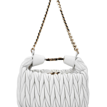 Tamer Tanca Kadın Vegan Beyaz Omuz Çanta